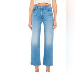 MOTHER The Mid Rise Rambler Zip Ankle size 27 Out of The Blue